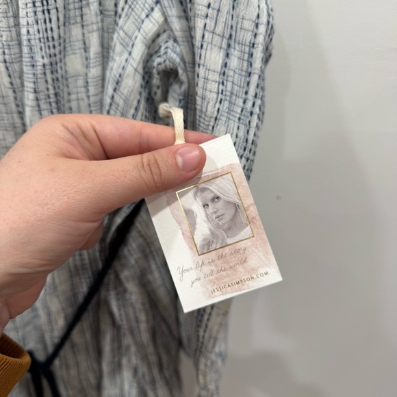 Jessica Simpson Maternity Cold Shoulder Belted Dress Small - Picture 4 of 10